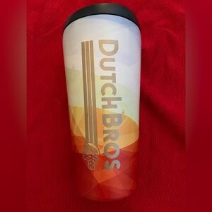 Dutch Bros Gradient Tumbler with Gold Accents